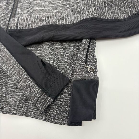 Lululemon Gray Side Zip Jacket Full Zip Tight Size 4 - Picture 4 of 9
